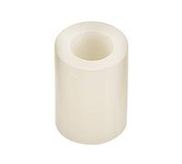 sourcing map Arandelas espaciadores redondos ABS 7mm OD ID de 4mm altura 10 mm blanco 100 piezas