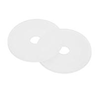 sourcing map Arandelas planas de nailon, M4 x 4 mm de diámetro interior x 20 mm de diámetro exterior, arandela plana redonda, cierre de junta de plástico para grifo doméstico, manguera de agua, blanco