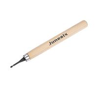 sourcing map Artesanía Tallado Cuchillo, 2mm 50# Carbono Acero Pequeño Plano Hoja Madera Mango Afición Bricolaje Grabado Manual Herramientas, Sin Electrodos Ennegrecimiento