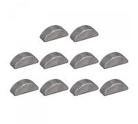 sourcing map Aspérula Llaves, 25uds 45# Acero 10mm Longitud x 3.7mm Ancho x 3mm Grosor Semicirculo Llaves