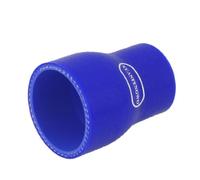 sourcing map Azul Recto Tubo Reductor de Aire Frío Refrigeración Turbo 38mm 51mm