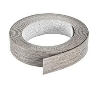 sourcing map Banda de borde, 7/8 pulgadas x 10 pies, borde de chapa de madera prepegada, borde flexible para reparación de gabinetes, restauración de muebles, roble gris