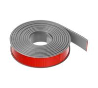 sourcing map Banda de borde en forma de U de 1-3/32 pulgadas x 9.8 pies (28 mm x 3000 mm) autoadhesivo TPE flexible protector de borde para reparación de muebles, gabinetes, mesas, color gris