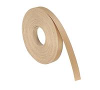 sourcing map Bandas de borde de chapa de madera de 1,5 cm x 15 m, tiras de borde de haya flexibles prepegadas, para planchar con cinta adhesiva de madera termofusible para reparación de armarios y