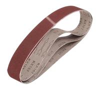 sourcing map Bandas de lijado de 50 mm x 686 mm, 3 piezas de grano 120 de óxido de aluminio abrasivo para carpintería, pulido de metal, afilador de cuchillos