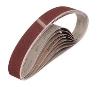 sourcing map Bandas de lijado de 50 mm x 711 mm, 9 unidades, grano 60 de óxido de aluminio abrasivo, lijadora para carpintería, pulido de metal, afilador de cuchillos