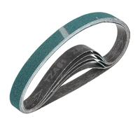 sourcing map Bandas de lijado de 50 mm x 915 mm, 6 correas abrasivas de circonita de grano 60, lijadora para carpintería, pulido de metal, afilador de cuchillos
