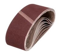 sourcing map Bandas de lijado de 76 mm x 533 mm, 8 unidades, grano 150, lijadora, lijadora, lijadora, para carpintería, pulido de metal, afilador de cuchillos