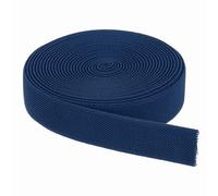 sourcing map Bandas elásticas para coser, 2,5 cm x 4,6 m, color azul marino, carrete elástico de alta elasticidad para pelucas, cintura, pantalones, proyectos de manualidades