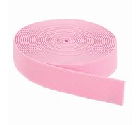 sourcing map Bandas elásticas para coser 2,5 cm x 4,6 m, color rosa, carrete elástico de alta elasticidad para pelucas, cintura, pantalones, proyectos de manualidades