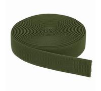 sourcing map Bandas elásticas para coser, 2,5 cm x 4,6 m, color verde oliva, carrete elástico de alta elasticidad para pelucas, cintura, pantalones, proyectos de manualidades