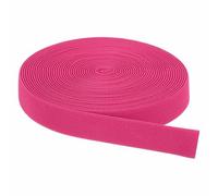 sourcing map Bandas elásticas para coser 2,5 cm x 9 m, color rojo rosa, carrete elástico de alta elasticidad para pelucas, cintura, pantalones, proyectos de manualidades