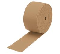 sourcing map Bandas elásticas para coser 5 cm, 5 yardas/4,5 m, color marrón claro, carrete elástico de alta elasticidad para pelucas, cintura y pantalones