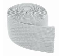 sourcing map Bandas elásticas para coser 7,5 cm x 4,6 m, bobina elástica de punto gris, alta elasticidad para pelucas, cintura, pantalones, proyectos de manualidades