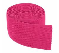 sourcing map Bandas elásticas para coser 7,5 cm x 4,6 m, color rojo rosa, carrete elástico de alta elasticidad para pelucas, cintura, pantalones, proyectos de manualidades