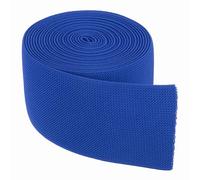 sourcing map Bandas elásticas para coser 7,5 cm x 4,6 m de profundidad, color azul zafiro, carrete elástico de alta elasticidad para pelucas, cintura, pantalones, proyectos de manualidades