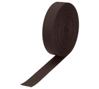 sourcing map Bandas elásticas para coser de 1,5 cm, 4,5 m, color marrón oscuro, carrete elástico de alta elasticidad para pelucas, cintura y pantalones