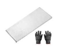 sourcing map Barra plana de acero inoxidable 316, 3/16 pulgadas de alto x 1-9/16 pulgadas de ancho x 3-15/16 pulgadas de largo, barra de acero con guantes, acabado cepillado, tiras de acabado