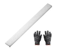 sourcing map Barra plana de acero inoxidable 316, 6 mm de alto x 200 mm de ancho x 200 mm de largo, barra de acero con guantes, acabado cepillado, tiras de acabado cepillado para la industria y