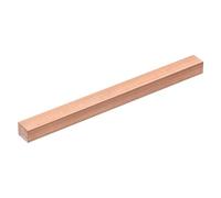 sourcing map Barra plana de cobre, 0.4 pulgadas de grosor x 0.4 pulgadas de ancho x 5.9 pulgadas de largo, molino de placa de cobre para electricidad (10 mm x 10 mm x 150 mm)