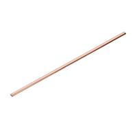 sourcing map Barra plana de cobre, 3/16 x 3/16 x 9 pulgadas, placa de cobre sólido C110 para manualidades, reparaciones, electricidad (5 mm x 5 mm x 230 mm)