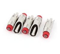 sourcing map Bebedor de Cerdo con pezón para Cerdo Bebedor de Acero Inoxidable Bebedor Bebedores 5Pcs