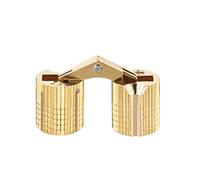 sourcing map Bisagra Oculta 12mm, 2x Bisagras Puerta Cilíndrica, Bisagras de Gabinete, Ángulo de Apertura de 180 Grados, para Armario Ventana Cajas de Herramientas