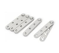 sourcing map Bisagra Para Puerta 60Mm X 11Mm X 9Mm De Acero Inoxidable Giratoria De 360 Grados Pivote 5Pcs