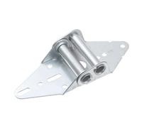 sourcing map Bisagra para Puerta de Garaje #2, Bisagra de Acero de Calibre 14 con Acabado Galvanizado, Repuesto para Puerta de Garaje