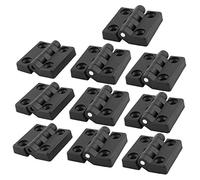 sourcing map Bisagra Puerta 50×47 mm, Bisagras Negro 10pcs para Armario