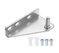 sourcing map Bisagras de repuesto de acero inoxidable para nevera, bisagra de columna interior para puerta de congelador, eje izquierdo, 0.27 pulgadas de diámetro, 1.45 pulgadas de espacio, para