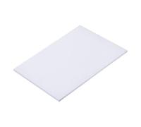 sourcing map Blanco ABS Plástico Hoja 7x4x0.2pulg para Edificio Modelo, DIY Artesanía, Panel