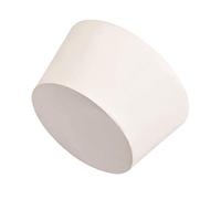 sourcing map Blanco Cónico Forma Sólido Caucho Tapón para Laboratorio Tubo Tapón Tamaño # 14-1 Piezas