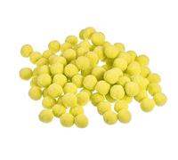 sourcing map Bolas de fieltro con pompón, 1,5 cm, 15 mm, color amarillo claro, para proyectos de manualidades en casa, paquete de 200 unidades