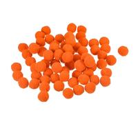 sourcing map Bolas de fieltro con pompón, 1,5 cm, 15 mm, color naranja, para proyectos de manualidades, bricolaje, paquete de 200 unidades
