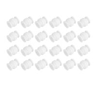 sourcing map Bolas de goma amortiguadoras antivibración M7 x 17 x 20 mm para montaje de cámara de cardán FPV Quadcopter RC, color blanco/paquete de 24