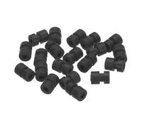 sourcing map Bolas de goma antivibración RC bolas de goma RC para RC F4 F7 controlador de vuelo cardán M2 x 6.6 mm bolas de absorción de golpes, modelos RC accesorios de dron DIY (negro), paquete de