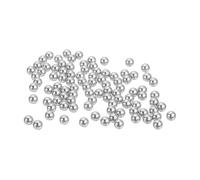 sourcing map Bolas de rodamiento de 2,5 mm, 200 bolas de precisión G200 de acero inoxidable 316, bolas de mezcla métricas para rodamientos, bicicletas y ruedas (acabado espejo)