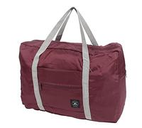 sourcing map Bolsa De Almacenamiento Para Manta De Viaje Bra Ropa Plegable Embalaje Llevar Borgoña 48X32X16cm