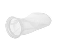 sourcing map Bolsa de filtro de anillo de 200 μm, 25 x 10,4 cm, malla de nailon, filtro de líquido, bolsas de filtración para acuarios, filtración industrial de refrigerante de agua