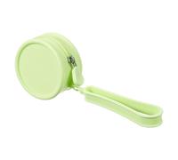 sourcing map Bolsa de maquillaje de silicona, bolsa de cosméticos, bolsa de maquillaje impermeable, organizador de artículos de tocador de viaje para mujer, Green, 3 pulgadas, Clásico