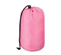 sourcing map Bolsa de nailon resistente al agua portátil con cordón para guardar el polvo de 5.1 x 8.1 x 9.8 pulgadas, bolsa seca ultraligera para camping, senderismo, mochileros, viajes, color rosa