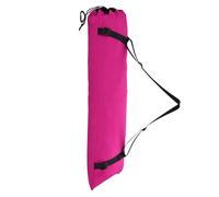 sourcing map Bolsa de repuesto para silla de camping, bolsa de transporte plegable de tela Oxford con correa para el hombro para viajes, deportes al aire libre, camping, color rojo rosa