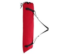 sourcing map Bolsa de repuesto para silla de camping, bolsa de transporte plegable de tela Oxford con correa para el hombro para viajes, camping, deportes, color rojo