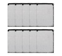 sourcing map Bolsas de filtro de acuario, bolsa de malla fina con cremallera, reutilizable, versátil, 14 x 10 pulgadas, (negro, 10 unidades), diseñada para peceras, acuarios, estanques, carbón