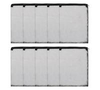 sourcing map Bolsas de filtro de acuario, bolsa de malla fina con cremallera, reutilizable, versátil, 16 x 12 pulgadas, (negro, 10 unidades), diseñada para peceras, acuarios, estanques, carbón