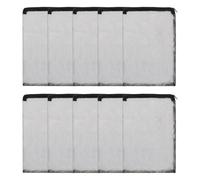 sourcing map Bolsas de filtro de acuario, bolsa de malla fina con cremallera, reutilizable, versátil, 7 x 5 pulgadas, (negro, 10 unidades), diseñada para peceras, acuarios, estanques, carbón activado