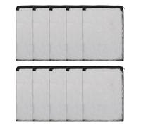 sourcing map Bolsas de filtro de acuario, bolsa de malla fina con cremallera, reutilizable, versátil, 8 x 6 pulgadas, (negro, 10 unidades), diseñada para peceras, acuarios, estanques, carbón activado