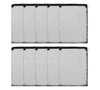 sourcing map Bolsas de filtro de acuario, bolsa de malla fina con cremallera, reutilizable, versátil, 9 x 6 pulgadas, (negro, 10 unidades), diseñada para peceras, acuarios, estanques, carbón activado