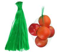 sourcing map Bolsas de malla reutilizables para eclosionar huevos, lavables, transpirables, red de frutas, malla elástica, almacenamiento para mariscos, verduras, cebollas, compras de comestibles